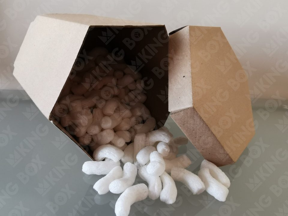 100 Cajas hexagonales medianas con tapa - Con impresión - Imagen 3