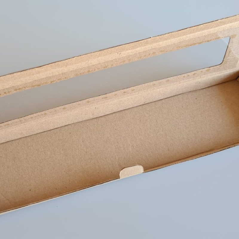 Caja para corbata con ventana